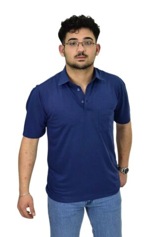 Erkek Gömlek Yaka Tişört T6064 BGL-ST04541