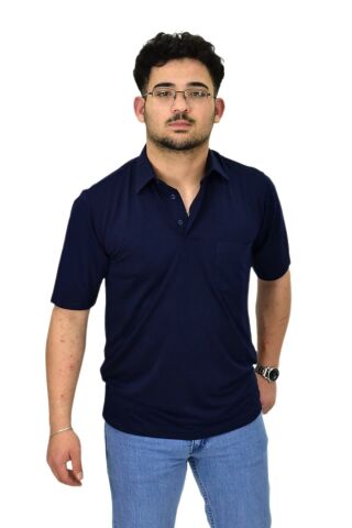 Erkek Gömlek Yaka Tişört T6064 BGL-ST04541