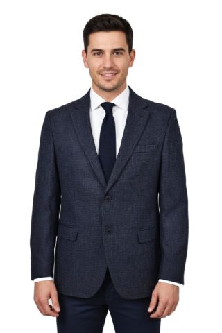 Erkek Kışlık Kumaş Tek Ceket 4 Drop BGL-ST04988