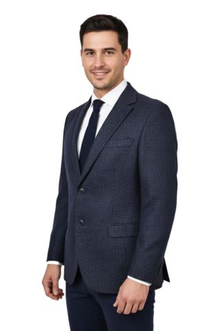 Erkek Kışlık Kumaş Tek Ceket 4 Drop BGL-ST04988