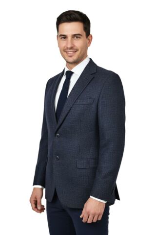 Erkek Kışlık Kumaş Tek Ceket 4 Drop BGL-ST04988