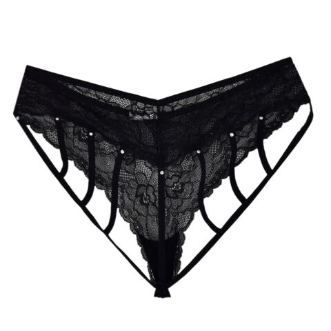 Kadın Ön Güpürlü Arka İp Fantazi Külot 7024 BGL-ST04364