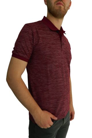 Erkek Polo Yaka Jakarlı Tişört Bgl-st01052