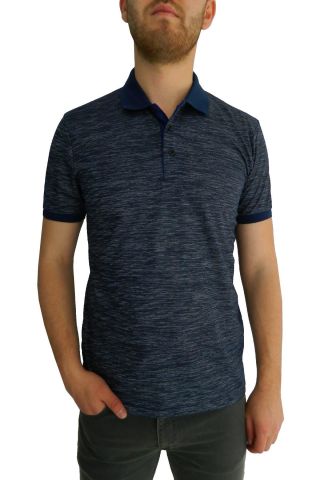 Erkek Polo Yaka Jakarlı Tişört Bgl-st01052