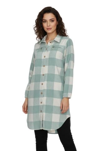 Kadın Oduncu Gömlek Tunik BGL-ST02454