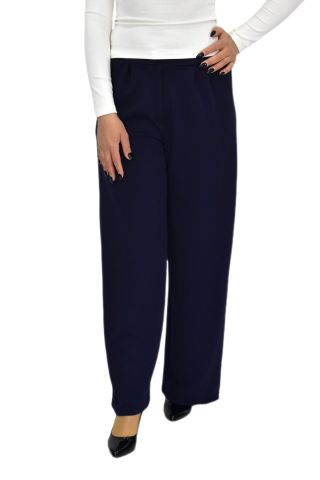 Kadın Pileli Bol Pantolon BGL-ST04352