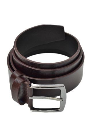 Erkek Kahverengi Hakiki Deri Kemer Jeans İçin DYN12530-2