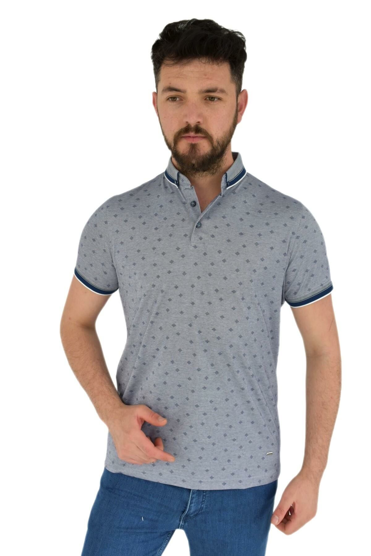 Erkek Polo Yaka Tişört R3070 BGL-ST02783