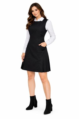 Kadın Siyah Jile Elbise SIYAH-008