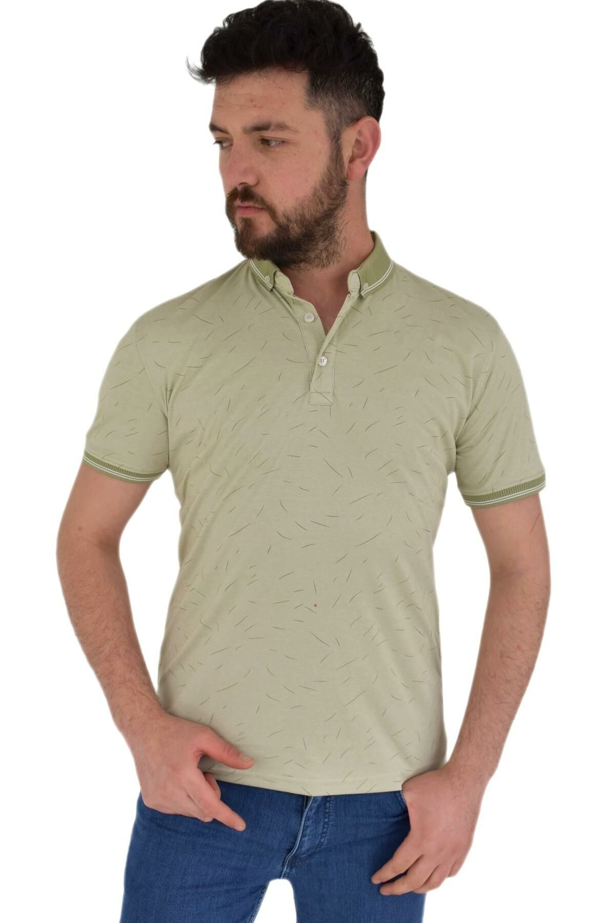 Erkek Polo Yaka Tişört R2007 BGL-ST02784