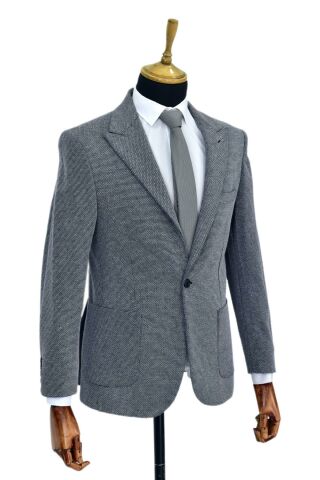 Erkek Tek Spor Ceket Çift Yırtmaçlı BGL-ST03983