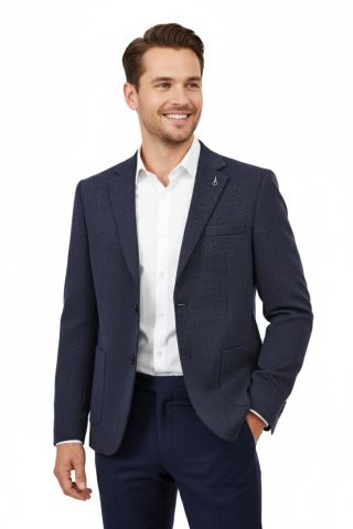 Erkek Tek Spor Ceket Çift Yırtmaçlı BGL-ST03983