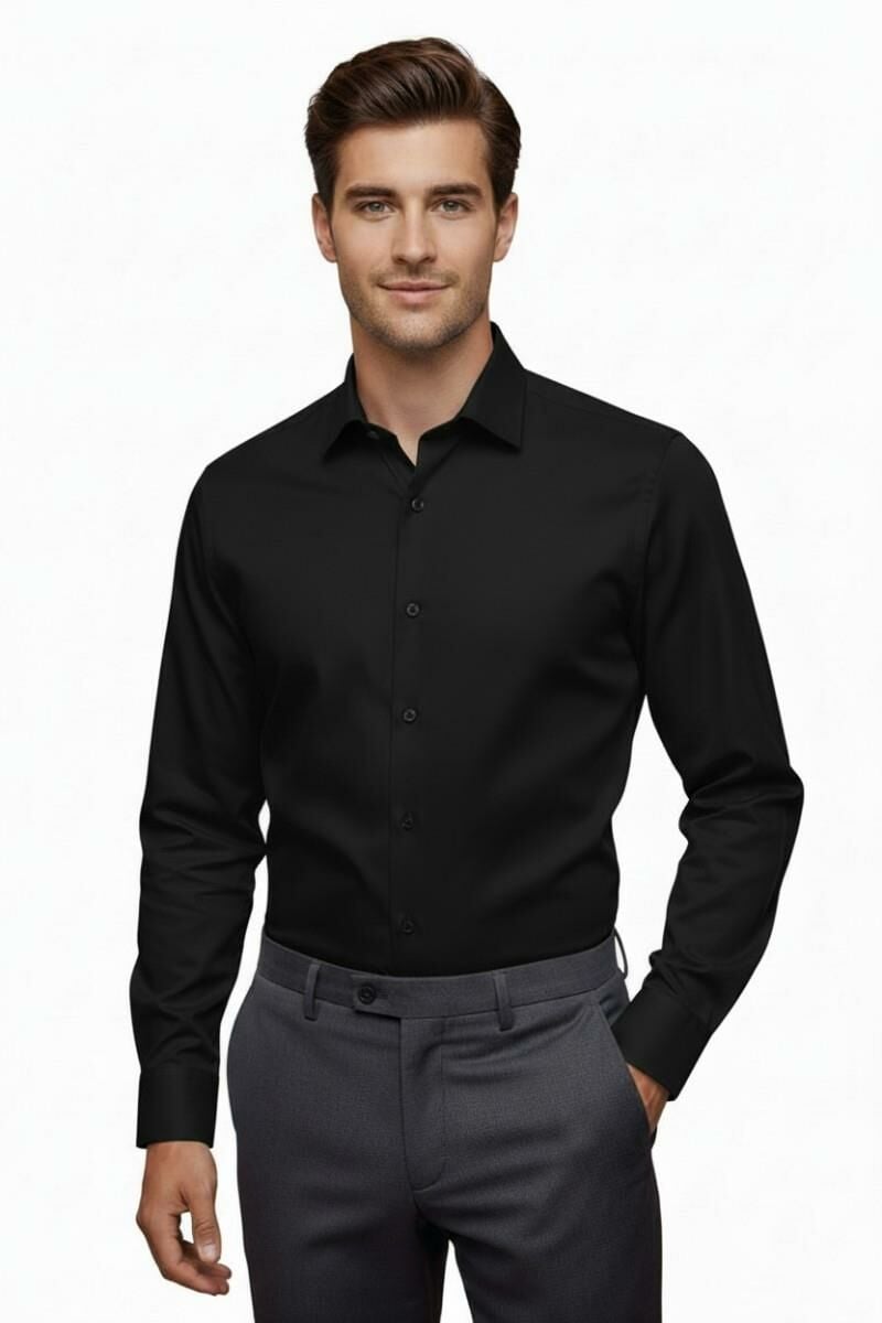 Erkek Silim Fit Uzun Kol Gömlek BGL-ST04867