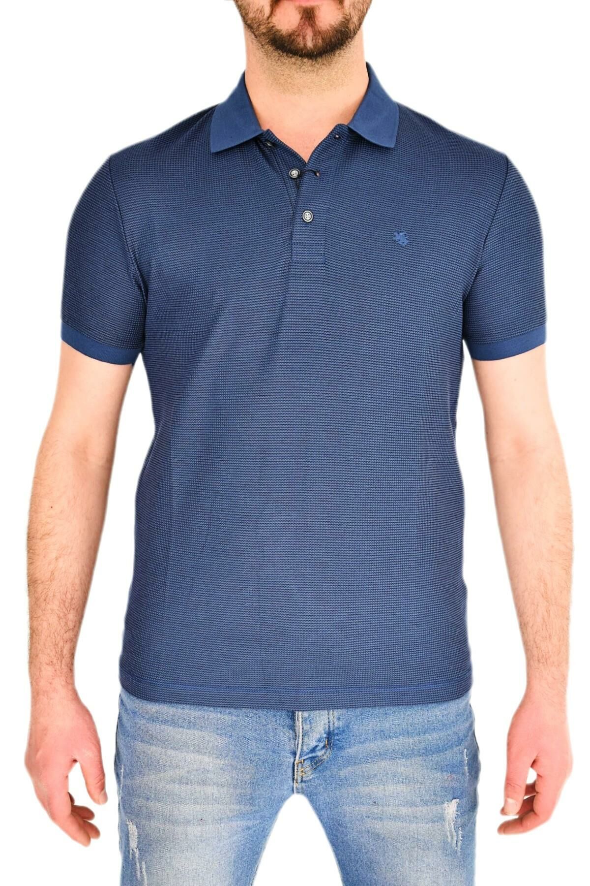 Erkek Polo Yaka Tişört Waffle BGL-ST01941