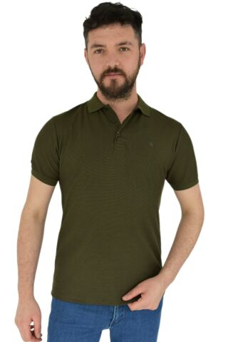 Erkek Polo Yaka Tişört Waffle BGL-ST01941