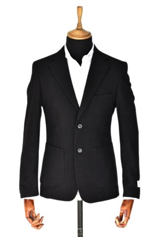 Erkek Tek Spor Ceket Çift Yırtmaçlı Gofre BGL-ST03587