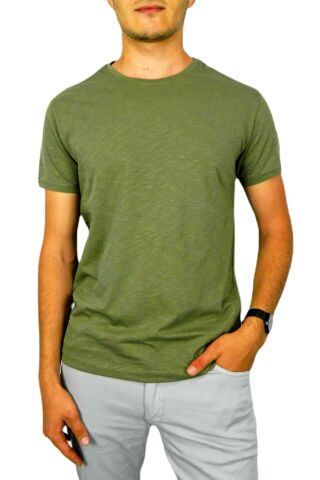 Erkek Büyük Beden Sıfır Yaka Tişört BGL-ST00488