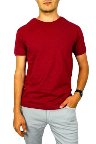 Erkek Büyük Beden Sıfır Yaka Tişört BGL-ST00488