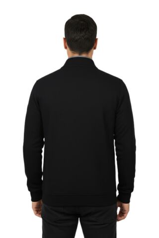 Erkek Spor Hakim Yaka Fermuarlı Hırka Regular Fit BGL-ST04948