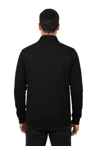 Erkek Spor Hakim Yaka Fermuarlı Hırka Regular Fit BGL-ST04948
