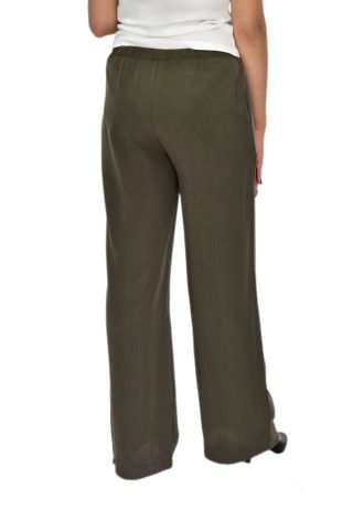 Kadın Lastikli Bol Pantolon BGL-ST04637