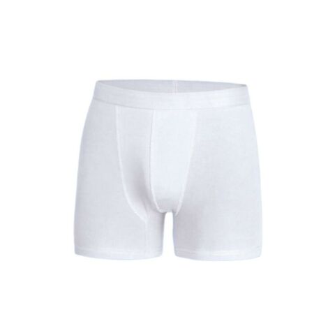 Erkek Likralı Beyaz Boxer MY-00507