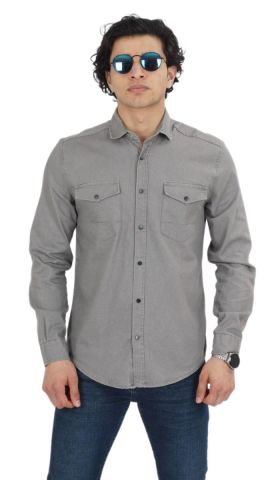 Erkek Spor Gömlek Silim Fit 9821 BGL-ST02720