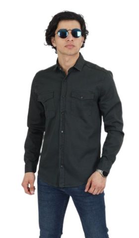 Erkek Spor Gömlek Silim Fit 9821 BGL-ST02720