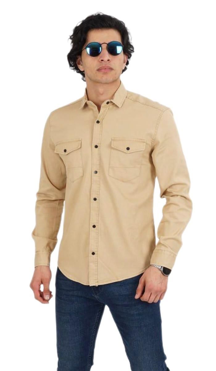 Erkek Spor Gömlek Silim Fit 9821 BGL-ST02720