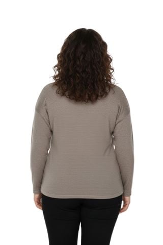 Kadın Yumoş Önü Püsküllü Modelli Bluz BGL-ST05142