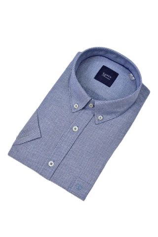 Erkek Klasik Armürlü Kısa Kol Gömlek 9362 BGL-ST04576