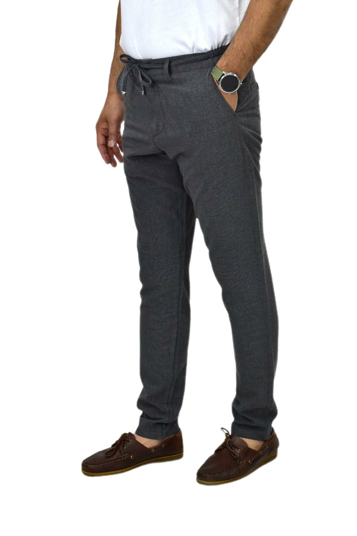 Erkek Jogger Silim Fit Kumaş Pantolon P1005 BGL-ST04503