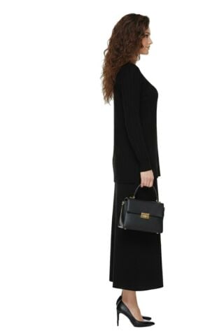 Kadın Merserize Kazak Etek Takım 140286 BGL-ST04077