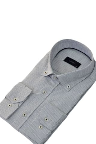 Erkek Klasik Uzun Kol Çizğili Gömlek BGL-ST03511