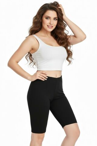 Kadın Likralı Pamuk Diz Üstü Tayt TUT-0156