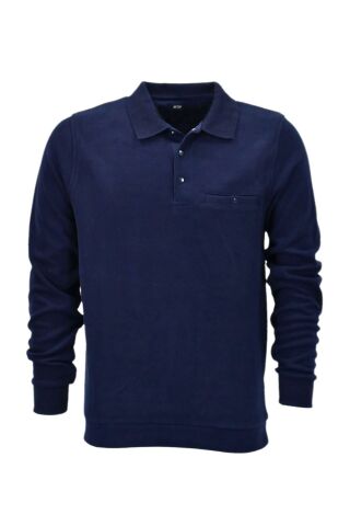 Erkek Polo Yaka Cepli Sweatshirt  6857 BGL-ST04024