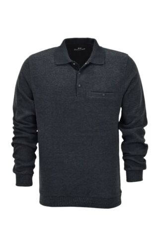 Erkek Polo Yaka Cepli Sweatshirt  6857 BGL-ST04024
