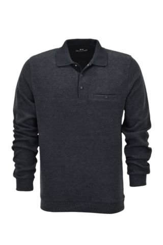 Erkek Polo Yaka Cepli Sweatshirt  6857 BGL-ST04024