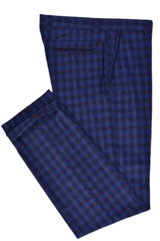 Erkek Ekose Kare Silim Fit Kumaş Pantolon CRS-641