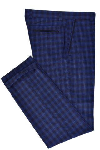Erkek Ekose Kare Silim Fit Kumaş Pantolon CRS-641