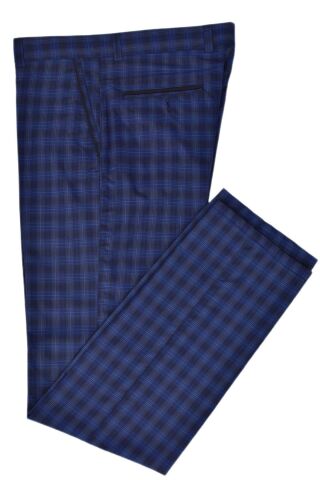 Erkek Ekose Kare Silim Fit Kumaş Pantolon CRS-641