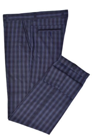 Erkek Ekose Kare Silim Fit Kumaş Pantolon CRS-641