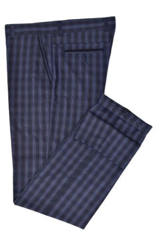 Erkek Ekose Kare Silim Fit Kumaş Pantolon CRS-641