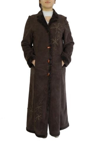 AKRA UZUN ÇİÇEK NAKIŞLI PARDESÜ BGL-ST00925