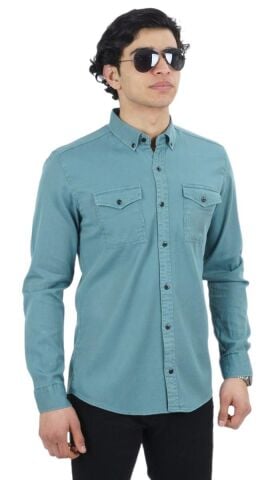 Erkek Spor Gömlek Silim Fit 9604 BGL-ST03042