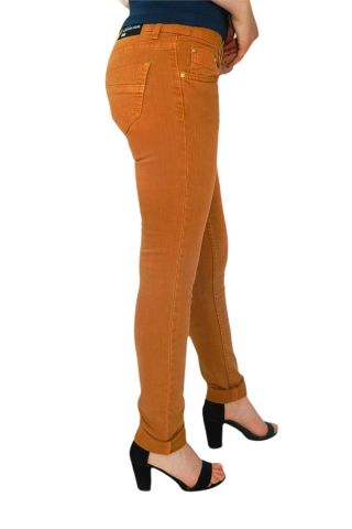 Kadın Kanvas Pantolon Düşük Bel 308-35-07