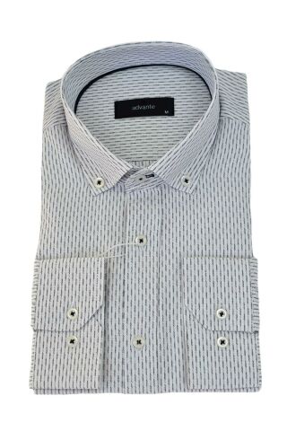 Erkek Klasik Uzun Kol Çizğili Gömlek BGL-ST03510