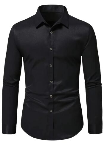 Erkek Silim Fit Uzun Kol Gömlek BGL-ST03143