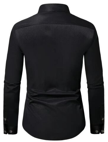 Erkek Silim Fit Uzun Kol Gömlek BGL-ST03143