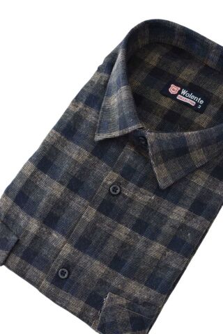 Erkek Kışlık Çift Cep Kapaklı Gömlek BGL-ST02334